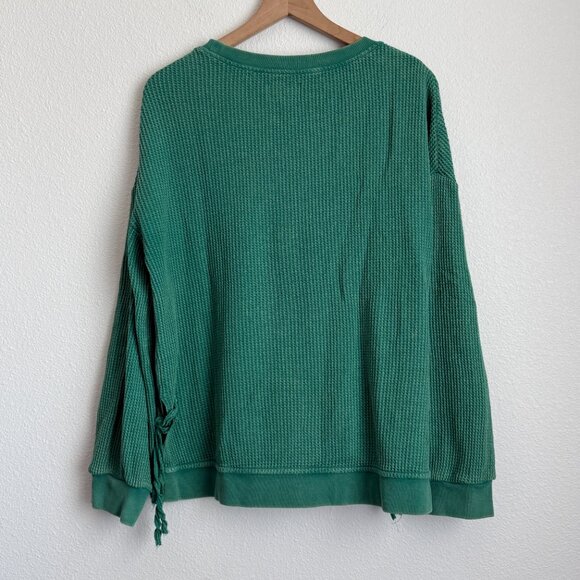 Anthropologie Saturday Sunday Aliana Waffle Pullover - Picture 2 of 9